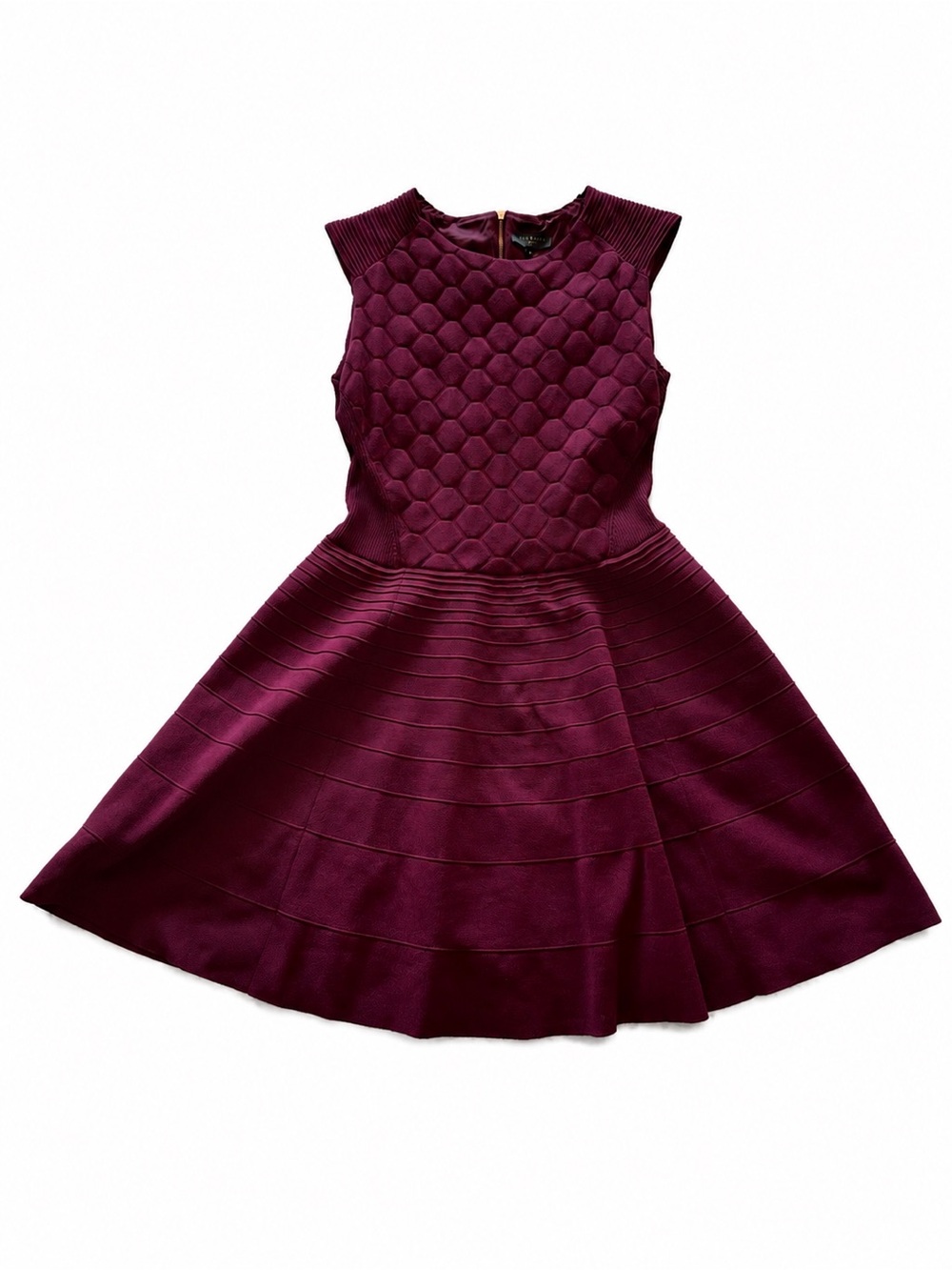 ✨ NWOT Ted Baker London Textured Fit & Flare Dress ✨
